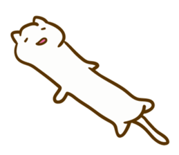 Long cats sticker #7076869