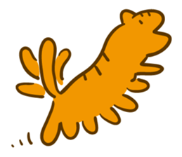 Long cats sticker #7076871