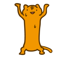 Long cats sticker #7076876