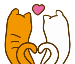 Long cats sticker #7076885