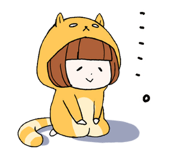 Cat girl ! sticker #7077367