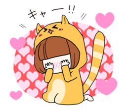 Cat girl ! sticker #7077381