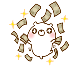 Marshmallow like a bear sticker #7077620