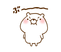 Marshmallow like a bear sticker #7077624
