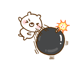 Marshmallow like a bear sticker #7077626