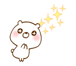 Marshmallow like a bear sticker #7077635