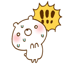 Marshmallow like a bear sticker #7077637