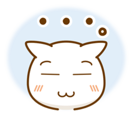 Everyday conversation borrowed cat hand sticker #7077671