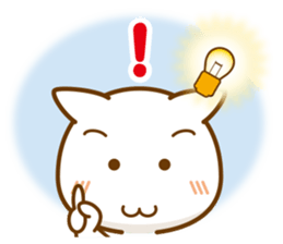 Everyday conversation borrowed cat hand sticker #7077673