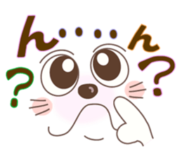 Smiley of a pastel style cat sticker #7077697