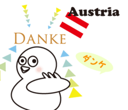 "Thank you" of the world sticker #7077723