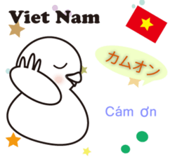 "Thank you" of the world sticker #7077758