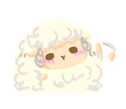 Little Fat Sheep sticker #7077915