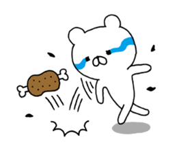 White Polar Bear. sticker #7077924