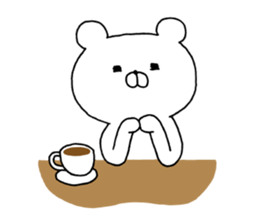 White Polar Bear. sticker #7077936