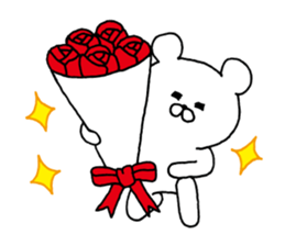 White Polar Bear. sticker #7077949