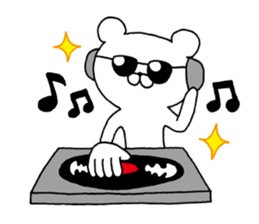 White Polar Bear. sticker #7077952