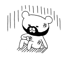 White Polar Bear. sticker #7077955