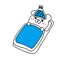 White Polar Bear. sticker #7077956