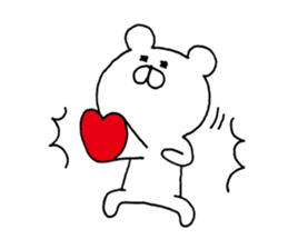 White Polar Bear. sticker #7077959