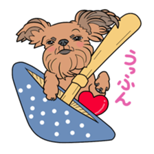 mushroom & dogs. sticker #7078011