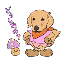 mushroom & dogs. sticker #7078023