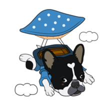 mushroom & dogs. sticker #7078024