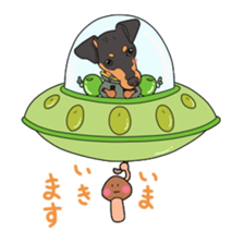 mushroom & dogs. sticker #7078025