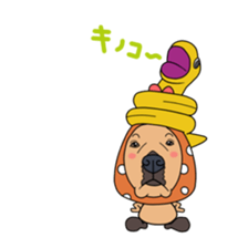 mushroom & dogs. sticker #7078030