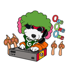 mushroom & dogs. sticker #7078035