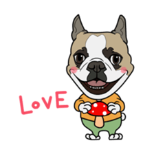 mushroom & dogs. sticker #7078038