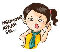 Annoying Girl Sticker 2 sticker #7078194