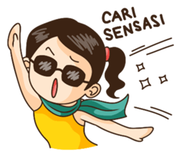 Annoying Girl Sticker 2 sticker #7078195