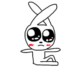 uruuru rabbit land sticker #7078249