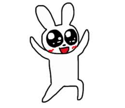 uruuru rabbit land sticker #7078250