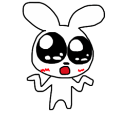 uruuru rabbit land sticker #7078253