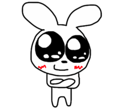 uruuru rabbit land sticker #7078255