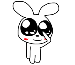 uruuru rabbit land sticker #7078259