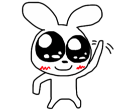 uruuru rabbit land sticker #7078264