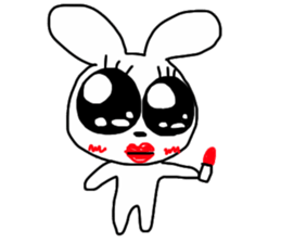 uruuru rabbit land sticker #7078266