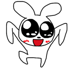 uruuru rabbit land sticker #7078275