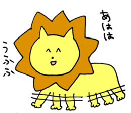 loose lion life sticker #7078653