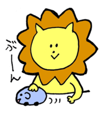 loose lion life sticker #7078654