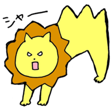 loose lion life sticker #7078657