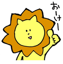 loose lion life sticker #7078668