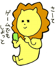 loose lion life sticker #7078672