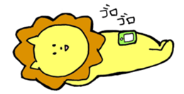 loose lion life sticker #7078676