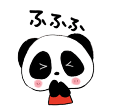 Twin panda 2 sticker #7078777