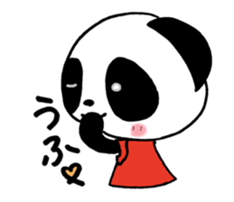 Twin panda 2 sticker #7078779