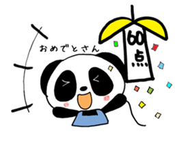 Twin panda 2 sticker #7078796